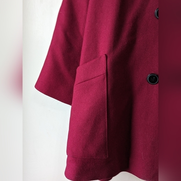 PURE WOOL Pea Coat, Vintage, Dolman Sleeve, Size 22, Gorgeous! - Picture 6 of 6